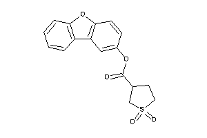 1,1-diketothiolane-3-carboxylic Acid Dibenzofuran-2-yl Ester