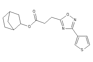 3-[3-(3-thienyl)-1,2,4-oxadiazol-5-yl]propionic Acid 2-norbornyl Ester