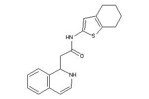 2-(1,2-dihydroisoquinolin-1-yl)-N-(4,5,6,7-tetrahydrobenzothiophen-2-yl)acetamide