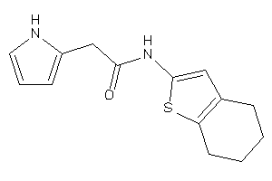 Image of 2-(1H-pyrrol-2-yl)-N-(4,5,6,7-tetrahydrobenzothiophen-2-yl)acetamide