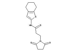 3-succinimido-N-(4,5,6,7-tetrahydrobenzothiophen-2-yl)propionamide