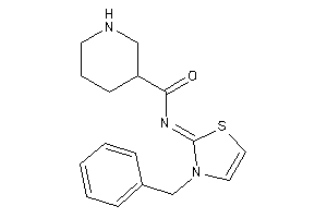 N-(3-benzyl-4-thiazolin-2-ylidene)nipecotamide