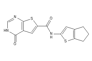 N-(5,6-dihydro-4H-cyclopenta[b]thiophen-2-yl)-4-keto-3H-thieno[2,3-d]pyrimidine-6-carboxamide