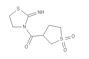 Image of (1,1-diketothiolan-3-yl)-(2-iminothiazolidin-3-yl)methanone