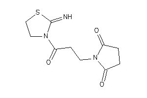 1-[3-(2-iminothiazolidin-3-yl)-3-keto-propyl]pyrrolidine-2,5-quinone