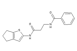 N-[3-(5,6-dihydro-4H-cyclopenta[b]thiophen-2-ylamino)-3-keto-propyl]benzamide