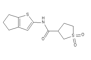 N-(5,6-dihydro-4H-cyclopenta[b]thiophen-2-yl)-1,1-diketo-thiolane-3-carboxamide