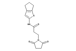 N-(5,6-dihydro-4H-cyclopenta[b]thiophen-2-yl)-3-succinimido-propionamide