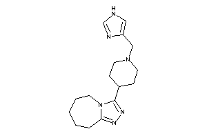 3-[1-(1H-imidazol-4-ylmethyl)-4-piperidyl]-6,7,8,9-tetrahydro-5H-[1,2,4]triazolo[4,3-a]azepine