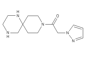 Image of 2-pyrazol-1-yl-1-(3,7,10-triazaspiro[5.5]undecan-3-yl)ethanone