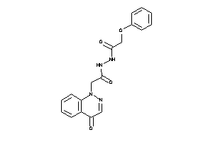 N'-[2-(4-ketocinnolin-1-yl)acetyl]-2-phenoxy-acetohydrazide