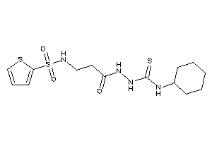 1-cyclohexyl-3-[3-(2-thienylsulfonylamino)propanoylamino]thiourea