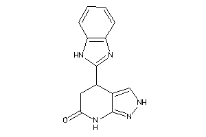 4-(1H-benzimidazol-2-yl)-2,4,5,7-tetrahydropyrazolo[3,4-b]pyridin-6-one