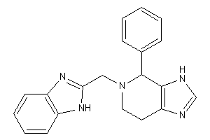 5-(1H-benzimidazol-2-ylmethyl)-4-phenyl-3,4,6,7-tetrahydroimidazo[4,5-c]pyridine