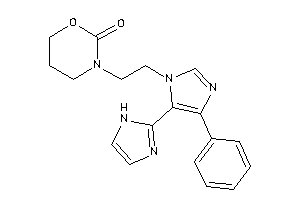 3-[2-[5-(1H-imidazol-2-yl)-4-phenyl-imidazol-1-yl]ethyl]-1,3-oxazinan-2-one