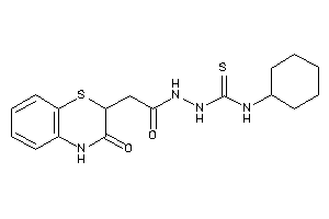 1-cyclohexyl-3-[[2-(3-keto-4H-1,4-benzothiazin-2-yl)acetyl]amino]thiourea