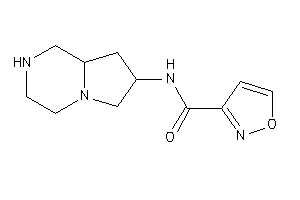 Image of N-(1,2,3,4,6,7,8,8a-octahydropyrrolo[1,2-a]pyrazin-7-yl)isoxazole-3-carboxamide