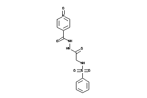 N-[2-keto-2-[N'-(1-ketoisonicotinoyl)hydrazino]ethyl]benzenesulfonamide