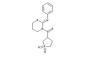 Image of (1,1-diketothiolan-3-yl)-(2-phenylimino-1,3-thiazinan-3-yl)methanone