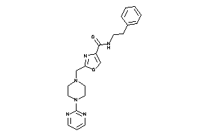 N-phenethyl-2-[[4-(2-pyrimidyl)piperazino]methyl]oxazole-4-carboxamide