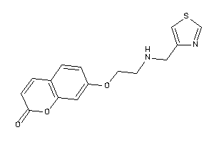 7-[2-(thiazol-4-ylmethylamino)ethoxy]coumarin