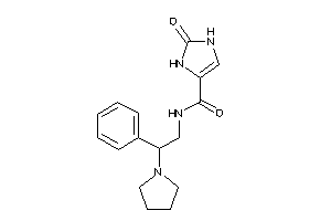 Image of 2-keto-N-(2-phenyl-2-pyrrolidino-ethyl)-4-imidazoline-4-carboxamide