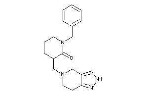 1-benzyl-3-(2,4,6,7-tetrahydropyrazolo[4,3-c]pyridin-5-ylmethyl)-2-piperidone