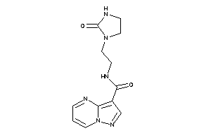 N-[2-(2-ketoimidazolidin-1-yl)ethyl]pyrazolo[1,5-a]pyrimidine-3-carboxamide