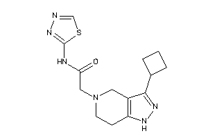 2-(3-cyclobutyl-1,4,6,7-tetrahydropyrazolo[4,3-c]pyridin-5-yl)-N-(1,3,4-thiadiazol-2-yl)acetamide