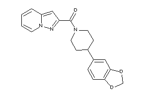 [4-(1,3-benzodioxol-5-yl)piperidino]-pyrazolo[1,5-a]pyridin-2-yl-methanone