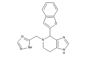 4-(benzofuran-2-yl)-5-(1H-1,2,4-triazol-5-ylmethyl)-1,4,6,7-tetrahydroimidazo[4,5-c]pyridine