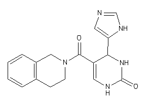 5-(3,4-dihydro-1H-isoquinoline-2-carbonyl)-4-(1H-imidazol-5-yl)-3,4-dihydro-1H-pyrimidin-2-one