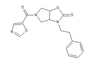5-(oxazole-5-carbonyl)-3-phenethyl-3a,4,6,6a-tetrahydropyrrolo[3,4-d]oxazol-2-one