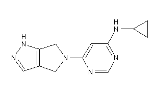 Image of Cyclopropyl-[6-(4,6-dihydro-1H-pyrrolo[3,4-c]pyrazol-5-yl)pyrimidin-4-yl]amine