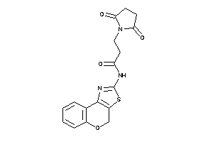 N-(4H-chromeno[4,3-d]thiazol-2-yl)-3-succinimido-propionamide