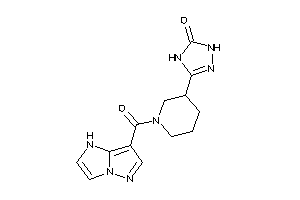 3-[1-(1H-pyrazolo[1,5-a]imidazole-7-carbonyl)-3-piperidyl]-1,4-dihydro-1,2,4-triazol-5-one