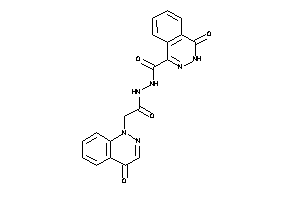4-keto-N'-[2-(4-ketocinnolin-1-yl)acetyl]-3H-phthalazine-1-carbohydrazide