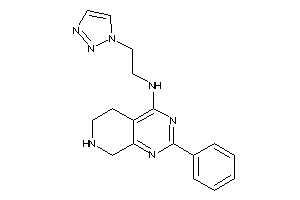 (2-phenyl-5,6,7,8-tetrahydropyrido[3,4-d]pyrimidin-4-yl)-[2-(triazol-1-yl)ethyl]amine