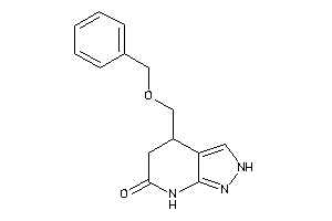 4-(benzoxymethyl)-2,4,5,7-tetrahydropyrazolo[3,4-b]pyridin-6-one