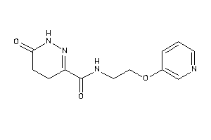 6-keto-N-[2-(3-pyridyloxy)ethyl]-4,5-dihydro-1H-pyridazine-3-carboxamide