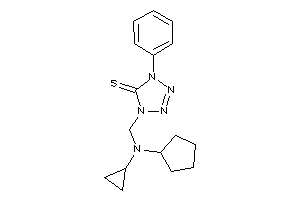 1-[[cyclopentyl(cyclopropyl)amino]methyl]-4-phenyl-tetrazole-5-thione