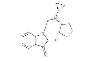 1-[[cyclopentyl(cyclopropyl)amino]methyl]isatin