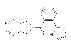 5,7-dihydropyrrolo[3,4-d]pyrimidin-6-yl-[2-(1H-imidazol-2-yl)phenyl]methanone