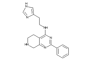 2-(1H-imidazol-4-yl)ethyl-(2-phenyl-5,6,7,8-tetrahydropyrido[3,4-d]pyrimidin-4-yl)amine