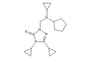 2-[[cyclopentyl(cyclopropyl)amino]methyl]-4,5-dicyclopropyl-1,2,4-triazole-3-thione