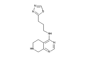 5,6,7,8-tetrahydropyrido[3,4-d]pyrimidin-4-yl-[3-(1,3,4-thiadiazol-2-yl)propyl]amine