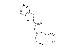 2-(3,5-dihydro-2H-1,4-benzoxazepin-4-yl)-1-(5,7-dihydropyrrolo[3,4-d]pyrimidin-6-yl)ethanone