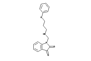 1-[(3-phenoxypropylamino)methyl]isatin