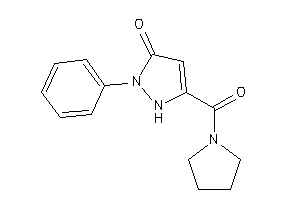 Image of 2-phenyl-5-(pyrrolidine-1-carbonyl)-3-pyrazolin-3-one