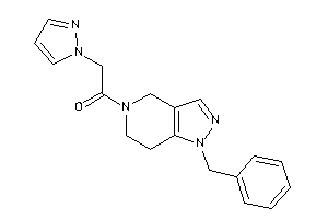 Image of 1-(1-benzyl-6,7-dihydro-4H-pyrazolo[4,3-c]pyridin-5-yl)-2-pyrazol-1-yl-ethanone